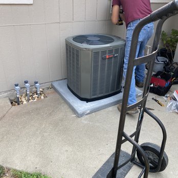 Airmech Heating and Air Conditioning - My new A/C unit being installed by Eduardo - Heating & Air Conditioning/HVAC Near Me - Elk Grove, California