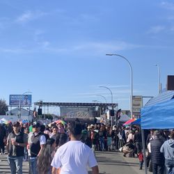 Cinco De Mayo Festival - The stage at Rheem from afar.