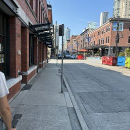 Outside store. Outside store.