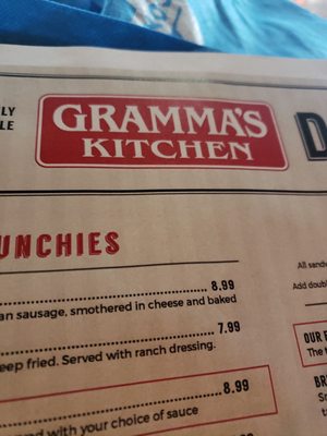 Menu photo 4 Gramma's Kitchen & Checkered Flag Walcott, IA Menu photo 4 Gramma's Kitchen & Checkered Flag Walcott, IA