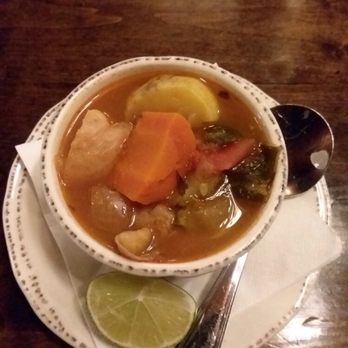 El Adobe - Albondigas, savory broth with large chunks of carrots and potatoes and squash, and several tasty meatballs. - Latin American Near Me - San Juan Capistrano, California