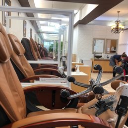 Great place to come for manicure, pedicure and waxing. Very safe with partitions. Great place to come for manicure, pedicure and waxing. Very safe with partitions.