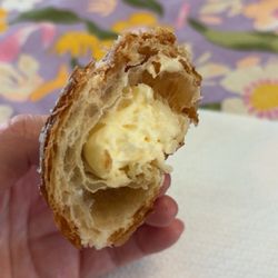 The Saucy Cup - Coconut croissant bite