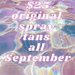 Spray Tanned By Andrea - Monthly specials!
