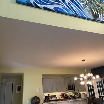 Bulman Painting - Kitchen framing wall painted; dining room ceiling skim coated, sanded, painted - Painters Near Me - San Diego, California Bulman Painting - Kitchen framing wall painted; dining room ceiling skim coated, sanded, painted - Painters Near Me - San Diego, California