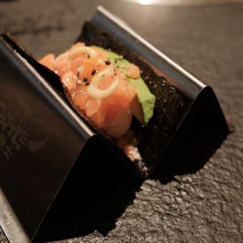 Chubby Cattle BBQ - Salmon Hand Roll - Barbeque Near Me - Irvine, California Chubby Cattle BBQ - Salmon Hand Roll - Barbeque Near Me - Irvine, California