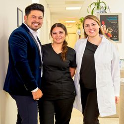 Imaging Dentistry - Vahan Grigoryan DDS team including office manager Mike, and Dr. Vega.