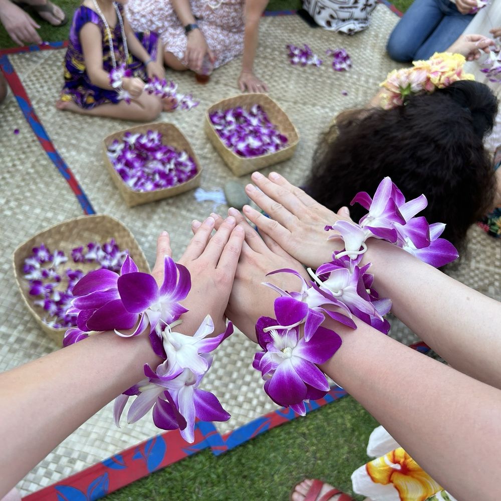 Hale Koa Luau - Plumeria bracelets - Performing Arts Near Me - Honolulu, Hawaii