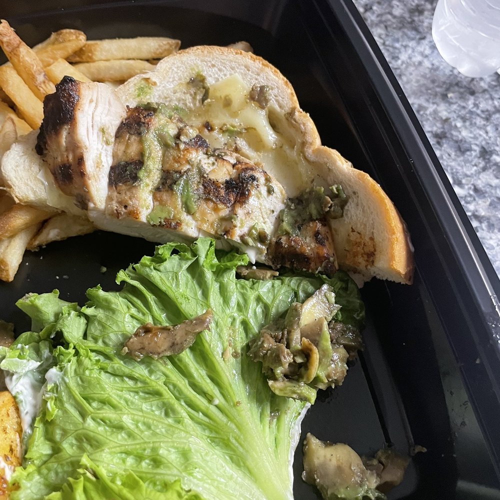 BJ's Restaurant & Brewhouse - California Chicken Club Sandwich- brown avocado and not on a brioche bun - New American Near Me - Murfreesboro, Tennessee BJ's Restaurant & Brewhouse - California Chicken Club Sandwich- brown avocado and not on a brioche bun - New American Near Me - Murfreesboro, Tennessee