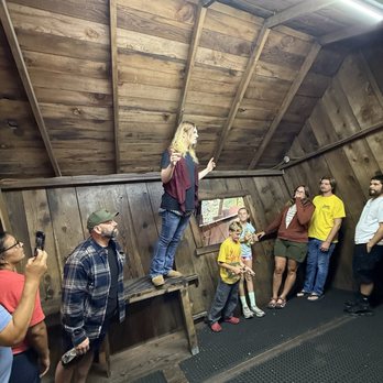 Mystery Spot - Our tour guide Bonnie was amazing - Amusement Parks Near Me - Santa Cruz, California