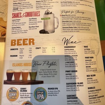 Islands Restaurant - Menu - American Near Me - Thousand Oaks, California Islands Restaurant - Menu - American Near Me - Thousand Oaks, California