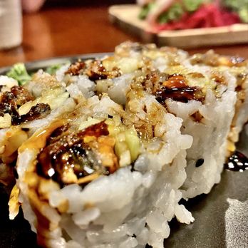 Momiji Sushi House - Salmon Skin roll has the tiny cut up cucumbers just like Sushi Masa in Pirate'cola! BOMB. :),,, - Sushi Bars Near Me - Spring Hill, Florida Momiji Sushi House - Salmon Skin roll has the tiny cut up cucumbers just like Sushi Masa in Pirate'cola! BOMB. :),,, - Sushi Bars Near Me - Spring Hill, Florida