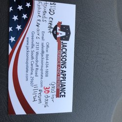 Jacksons Appliance Service and Repair - Credit instead of a full refund for repairs never made and with a terrible expiration date.