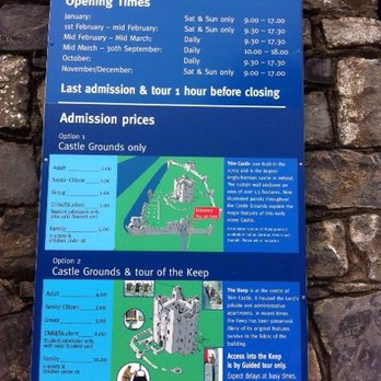 Trim Castle - Opening times. It's well worth the money to get in. - Landmarks & Historical Buildings Near Me