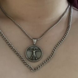 Stainless steel chains and cool pendant that was suggested