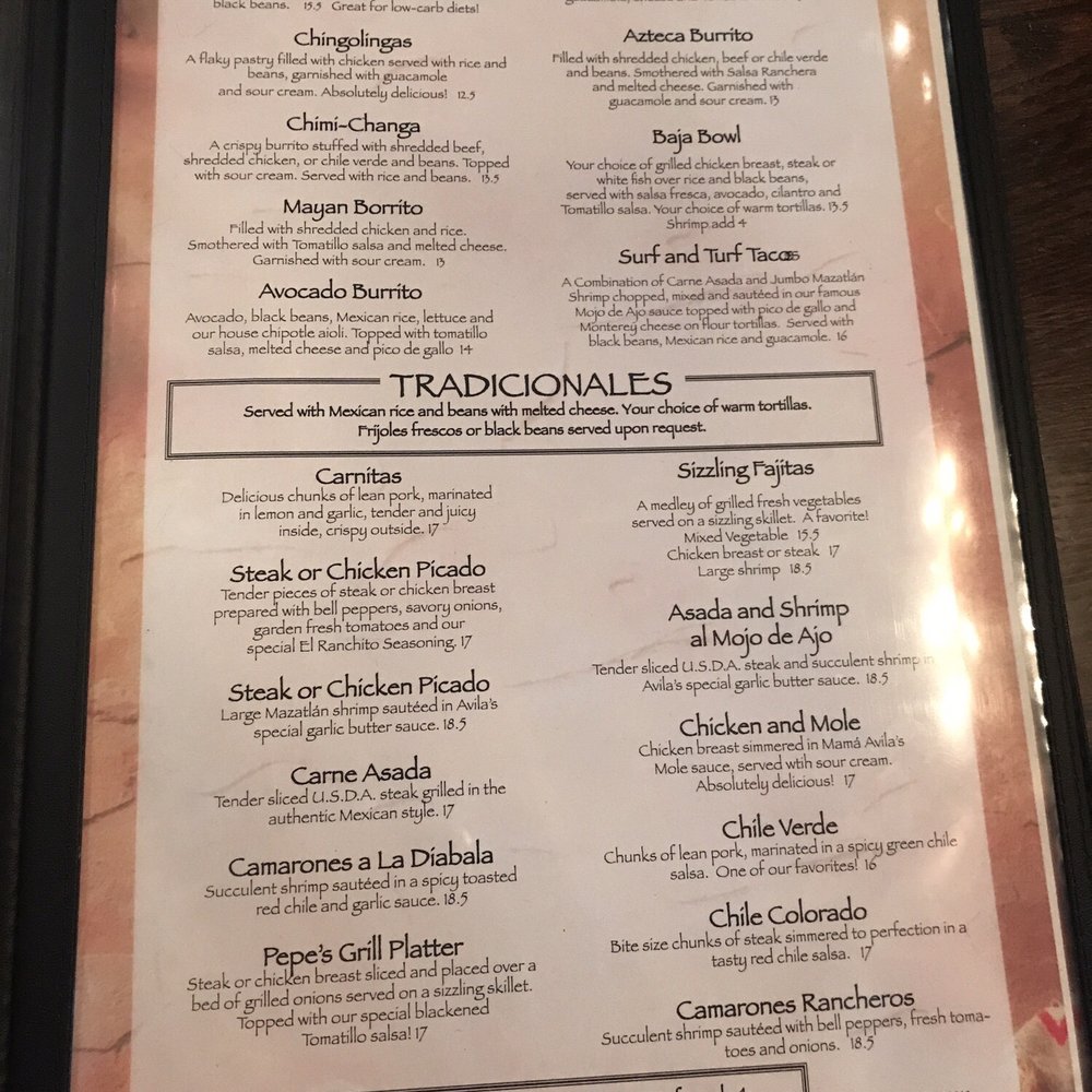 Avila's El Ranchito - Mexican Near Me - Seal Beach, California
