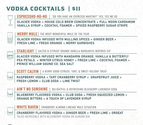 Menu photo 5 Anchorage Distillery Anchorage, AK