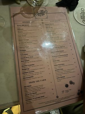 Menu photo 5 Amelia's 1931 Miami, FL