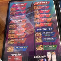 California Taco Shop - Menu prices as of March 2023