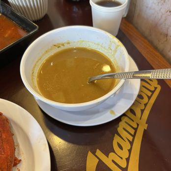 Yemen & Gulf Restaurant - Lamb soup, not sure of the names of the dishes. I just ate whatever he suggested - Arabic Near Me - Baltimore, Maryland Yemen & Gulf Restaurant - Lamb soup, not sure of the names of the dishes. I just ate whatever he suggested - Arabic Near Me - Baltimore, Maryland