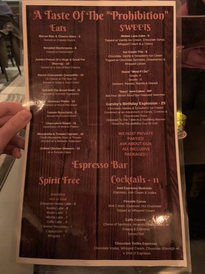 Menu photo 8 Alibi Speakeasy & Lounge Farmingdale, NY