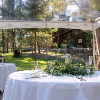 Barn Door Event Rentals - Setting up - Party Equipment Rentals Near Me - Columbia Falls, Montana