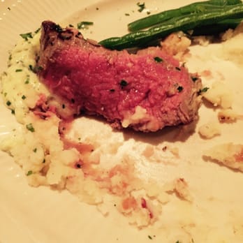 Morgan's Local Flavor - This is a snapshot of my undercooked "medium" filet on dry mashed potatoes. - New American Near Me - Copley, Pennsylvania