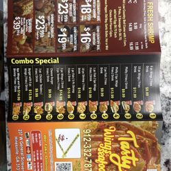 Tasty Wings and Seafood - Combo Specials, Seafood
