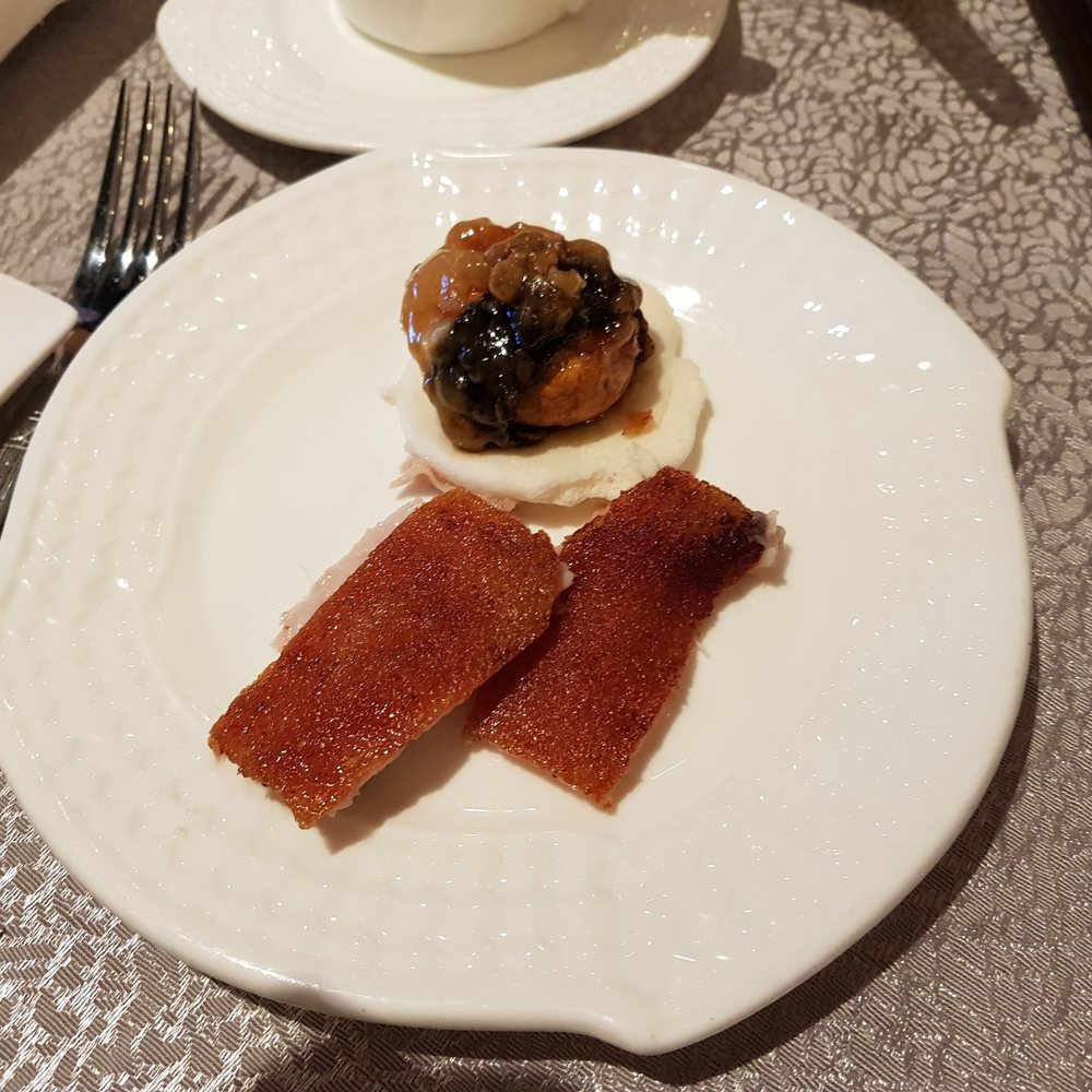 Casa-Imperial - Set dinner from their 12th anniversary menu - roasted piggy with stuffed mushroom - Dim Sum Near Me - Scarborough, Ontario Casa-Imperial - Set dinner from their 12th anniversary menu - roasted piggy with stuffed mushroom - Dim Sum Near Me - Scarborough, Ontario