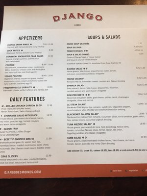 Menu photo 8 Django Des Moines, IA
