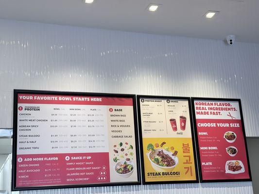 Menu photo 1 The Flame Broiler Tulsa, OK