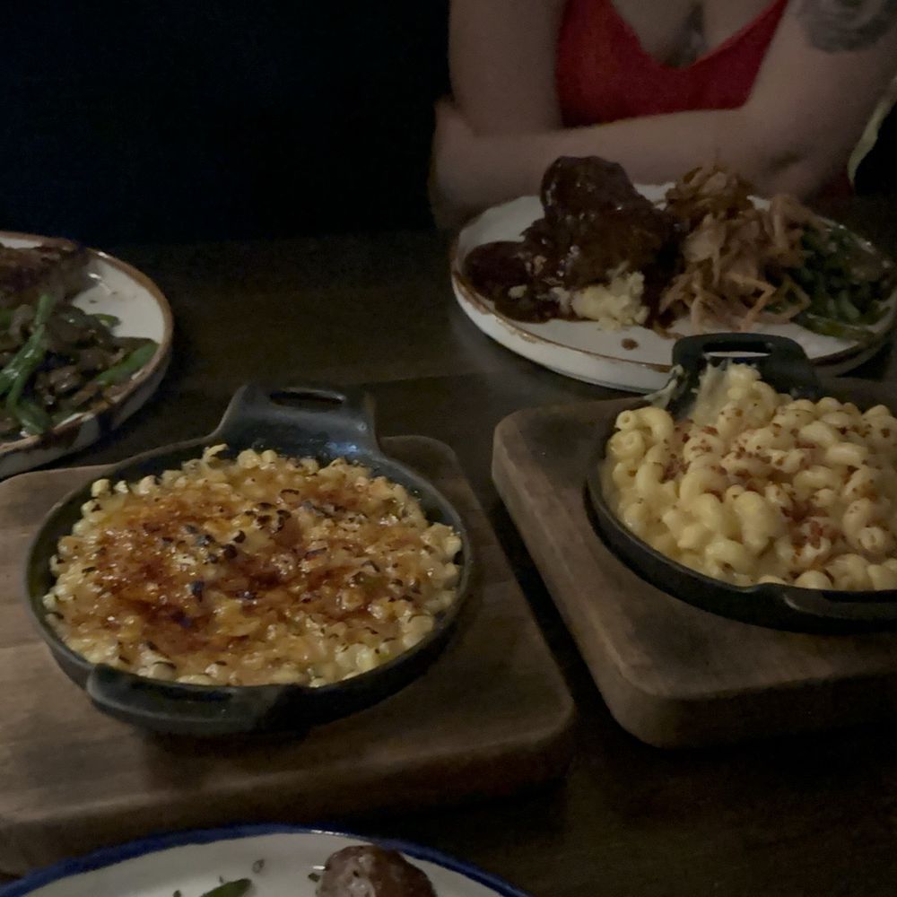 Bosscat Kitchen & Libations - CREAMED CORN BRLE MAC N CHEESE - Bars Near Me - Orange, California Bosscat Kitchen & Libations - CREAMED CORN BRLE MAC N CHEESE - Bars Near Me - Orange, California