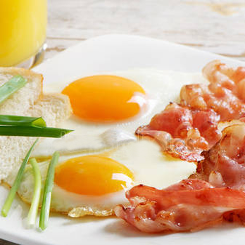 The Restaurant - bacon, eggs, bread, and orange juice - American Near Me - Rockaway Beach, New York The Restaurant - bacon, eggs, bread, and orange juice - American Near Me - Rockaway Beach, New York
