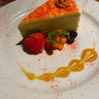 Herringbone Waikiki - Li Hing Mango Crepe Cake - Seafood Near Me - Honolulu, Hawaii