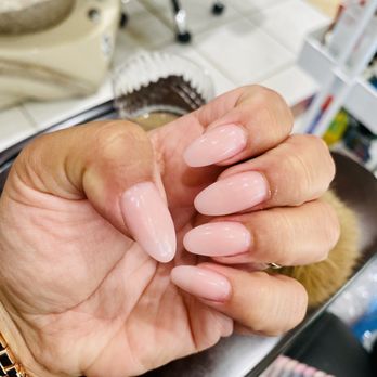 Nails Please - Nude pink in Powder Color - Nail Salons Near Me - Fremont, California