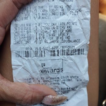 Walgreens - Here's the receipt where it shows clearly it's an printing error. - Cosmetics & Beauty Supply Near Me - Sparks, Nevada