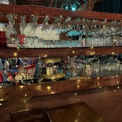 The side of the bar
