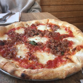 Delfina - Margherita With sausage - Pizza Near Me - San Francisco, California Delfina - Margherita With sausage - Pizza Near Me - San Francisco, California