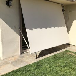Drop Arm Awning by Alpha Productions, Bel Air, CA Drop Arm Awning by Alpha Productions, Bel Air, CA