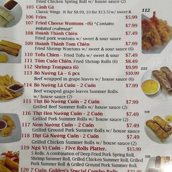 Golden Pho - Menu - Vietnamese Near Me - Sewell, New Jersey