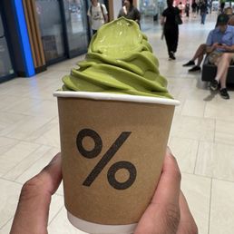 Matcha soft serve Matcha soft serve