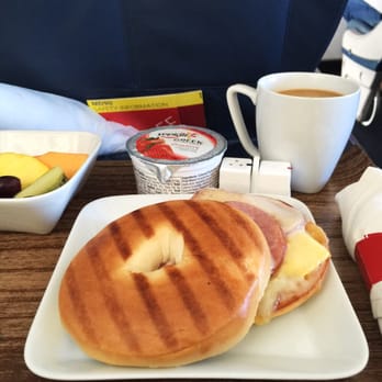 Delta Airlines - Not quite virgin airlines class food. But I guess it's better than nothing and they have wifi. - Airlines Near Me - Boston, Massachusetts