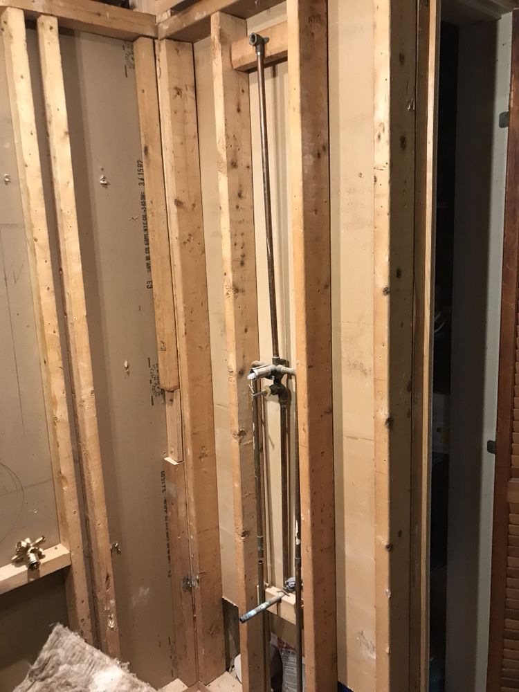 Slide of J P Tracy plumbing