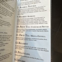 El Café de Gros - Cocktail menu