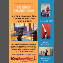 Kids SuperGym - 7 Week Pre Summer Gymnastics Classes