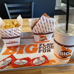 Original with fries, unfortunately overcooked dry chicken breast.  Fries and drink were fine.