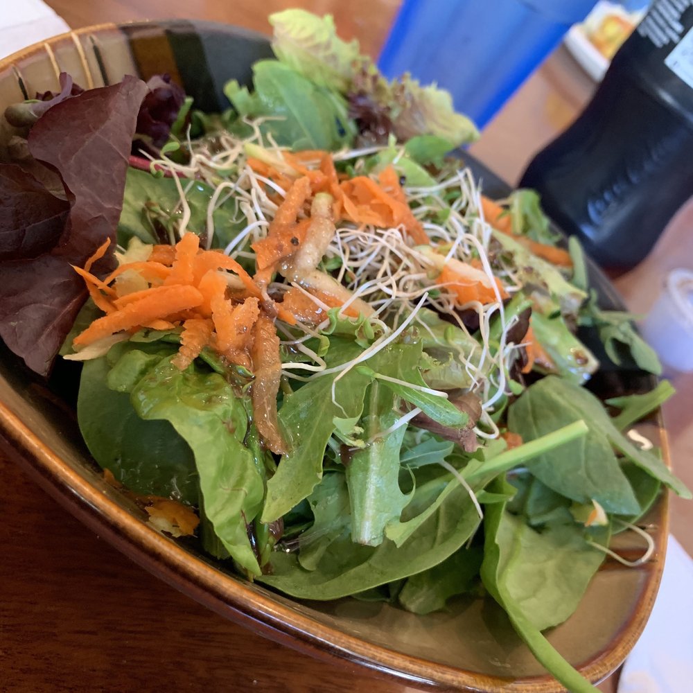 Captain Mauri's - Side salad served with the wild salmon sandwich. - Juice Bars & Smoothies Near Me - San Clemente, California Captain Mauri's - Side salad served with the wild salmon sandwich. - Juice Bars & Smoothies Near Me - San Clemente, California