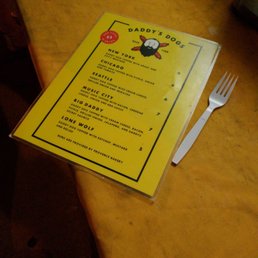 Their menu Their menu