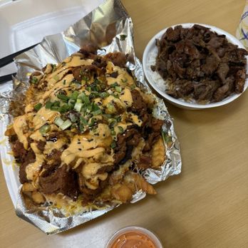 Yamas Teriyaki - Pork Tsunami Fries - Japanese Near Me - Westminster, California Yamas Teriyaki - Pork Tsunami Fries - Japanese Near Me - Westminster, California