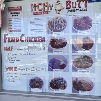 Itchy Butt - Menu - Korean Near Me - Honolulu, Hawaii Itchy Butt - Menu - Korean Near Me - Honolulu, Hawaii